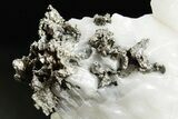 Native Silver in Calcite - Morocco #362822-3